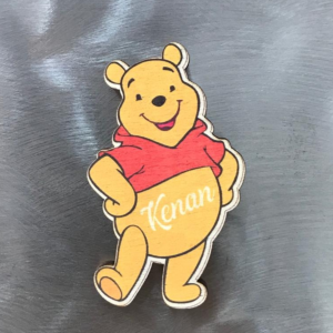 Ayı Yogi Ahşap Magnet