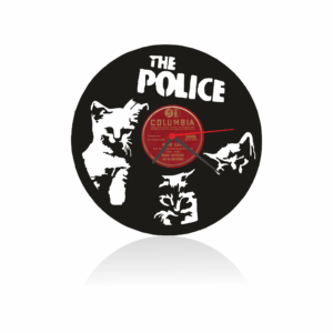 The Police Temalı Orijinal Plak Saat