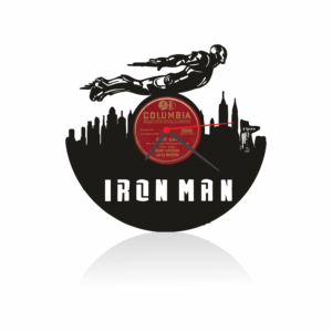 IRON MAN Temalı Orijinal Plak Saat