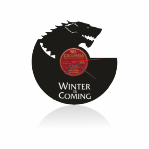 Game Of Thrones Temalı Orijinal Plak saat