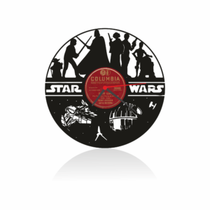 Star Wars Temalı Orjinal Plak Saat