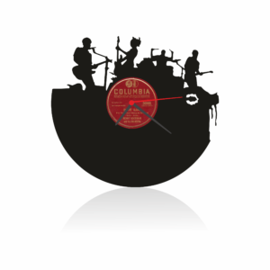Orkestra Temalı Orijinal Plak Saat