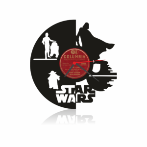 Star Wars Temalı Orjinal Plak Saat